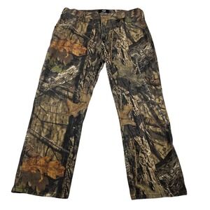 Mossy Oak Men's 38x30 Camo Hunting Pants Outdoor Casual Cotton Blend